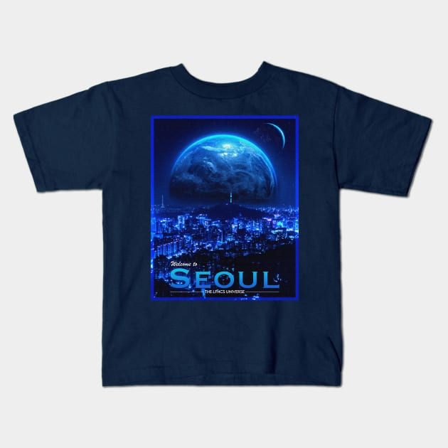 POSTCARD: SEOUL. Kids T-Shirt by LFHCS